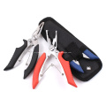 Custom Soft Rubber Handle Fishing Pliers Scissors